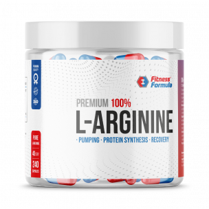 Fitness Formula 100% Premium L-Arginine, 240 капсул