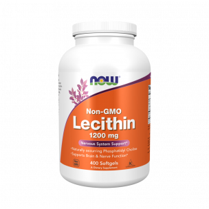 NOW Non-GMO Lecithin 1200 mg, 400 капсул