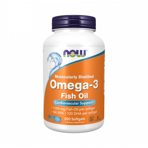 NOW Omega-3 1000 mg, 200 капсул