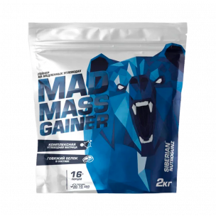 Siberian Nutrogunz Mad Mass Gainer, 2000 грамм