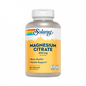Solaray Magnesium Citrate 400 mg, 180 капсул