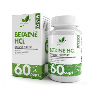 Natural Supp Betaine HCL, 60 капс