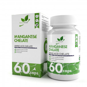 Natural Supp Manganese Chelate, 60 капс