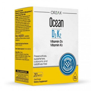 Orzax OCEAN VITAMIN D3+K2, 20 мл