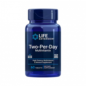 Life Extension Two-Per-Day Multivitamin, 60 таблеток