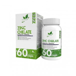 Natural Supp Zinc Chelate 600 мг, 60 капс