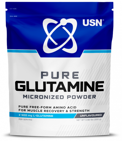 USN Pure Glutamine, Пьюр Глутамин, 300 грамм