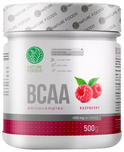Nature Foods BCAA Powder, 500 грамм