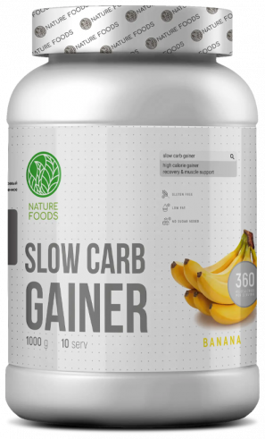 Nature Foods Slow Carb Gainer, 1000 грамм