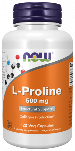 NOW L-Proline, 120 капсул NOW L-Proline, 120 капсул
