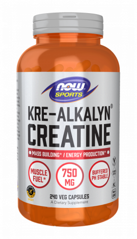 NOW Кре-Алкалин Креатин 750 мг, 240 капсул