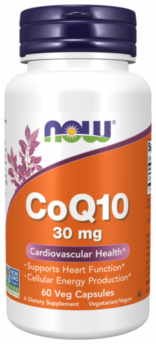 NOW Сo Q10, Коэнзим Q10, 60 капсул