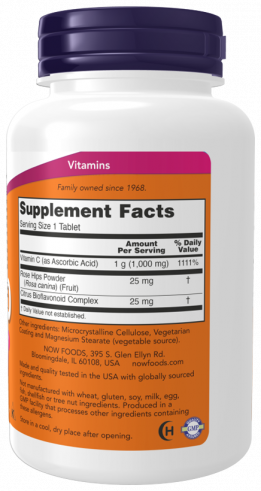 NOW Витамин С 1000 мг, 100 таблеток