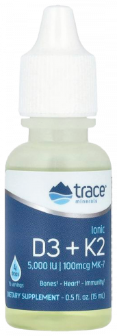 Trace Minerals Ionic D3+K2