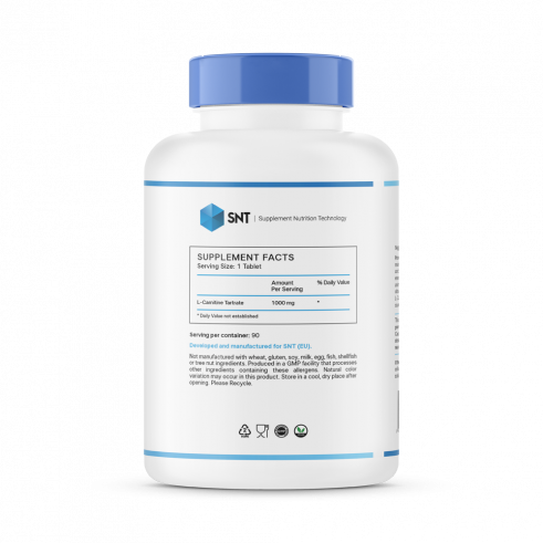 SNT L-Carnitine Tartrate, 90 таблеток