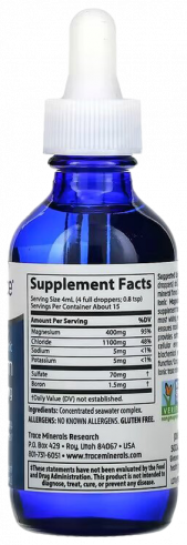 Trace Minerals Ionic Magnesium 400 mg, 59 мл