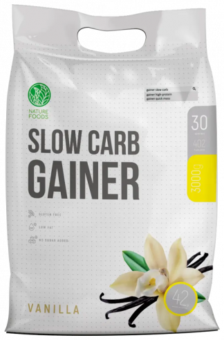 Nature Foods Gainer Slow Carb, 3000 грамм