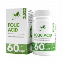 Natural Supp Folic Acid, 60 капсул