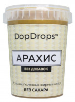 Dop Drops Арахисовая паста Без добавок, 1000 г